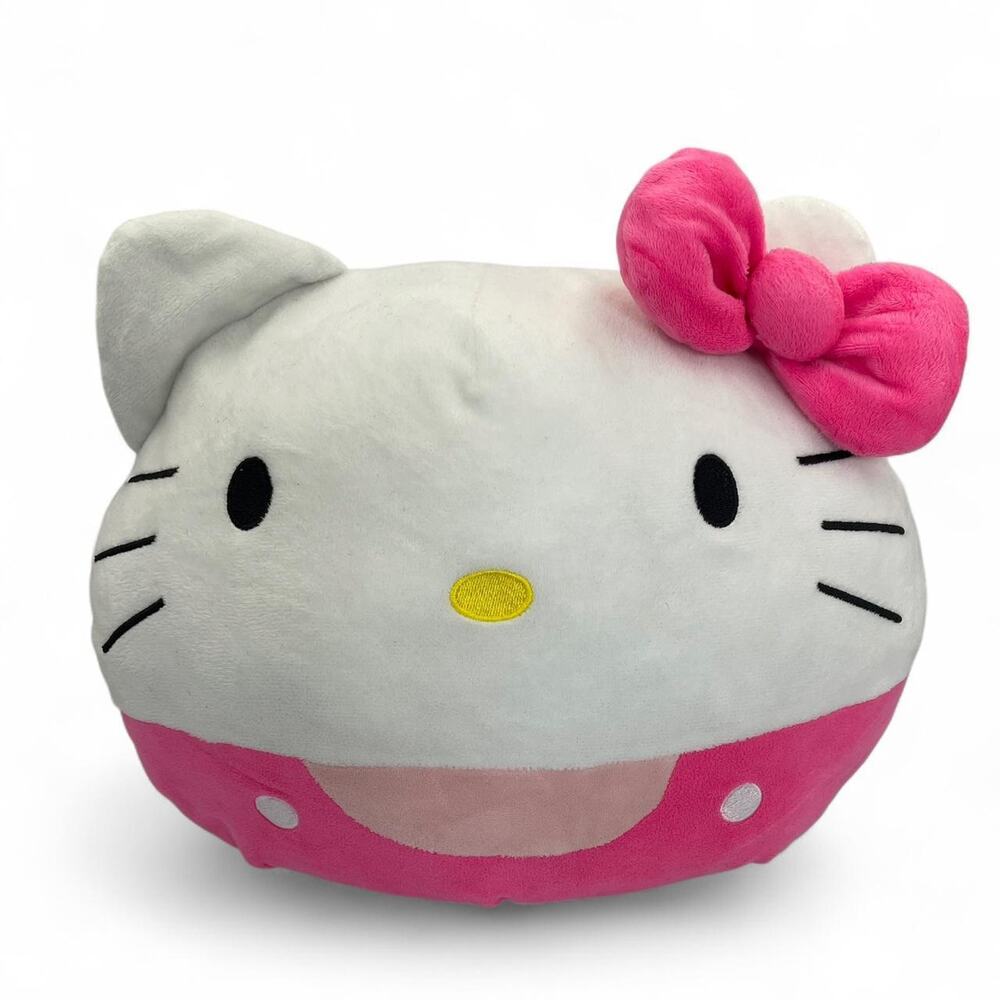 Brand new! Hello Kitty Pink White Black Yellow Plush Plushie Pillow Kawaii Cute